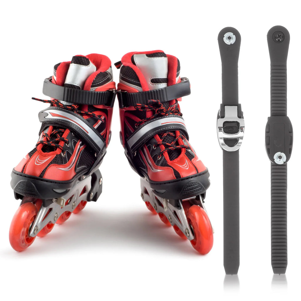 2Pcs Roller Skate Shoe Strap Fixing Buckle ice Skate Shoe Strap Roller Skate Buckle Strap Adjustment Energy Belt Skate accessory