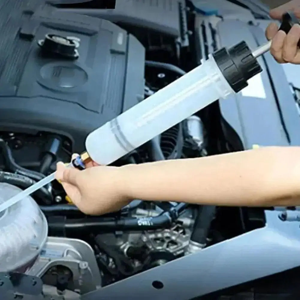 500cc Oil Fluid Extractor Filling Oil Change Syringe Bottle Transfer Automotive Fuel Extraction Pump Hand Tool Oil Extractor Pum