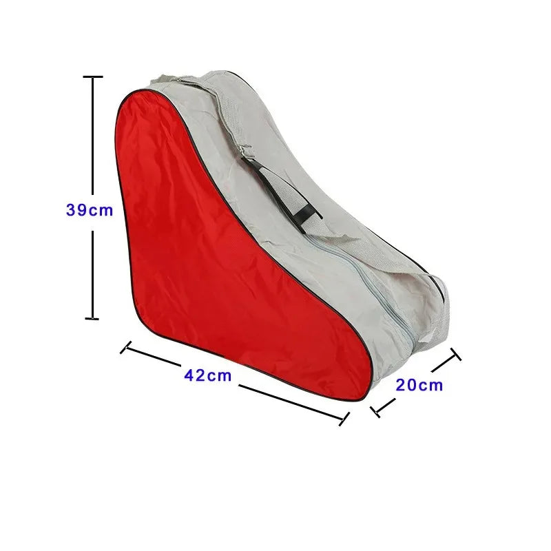 Kids Roller Skates Bag Container Portable Storage for Protective Figure Skates Quad Skates Inline Skates Ice Hockey Skate