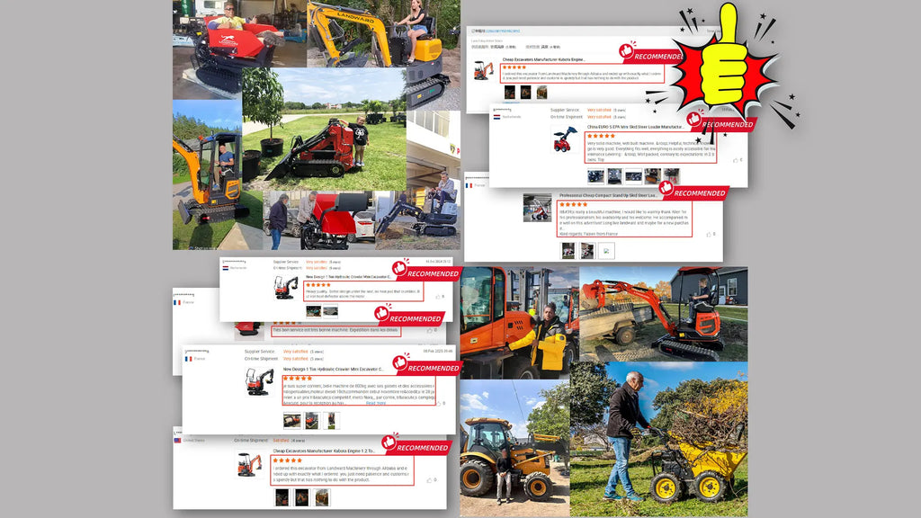 Diesel Loader W1160 Customized Mini Loader Euro 5 DIESEL Engine Agriculture EPA 4WD Front End Loader 2.4 Tons LANDWARD Factory