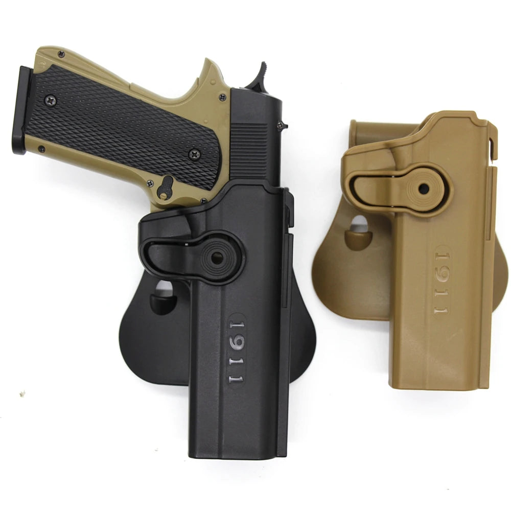 1911 Tactical Gun Holster with Double Magazine Pouch Pistol Holster Belt Holster Gun Paddle Carry Case For colt 1911 accessory