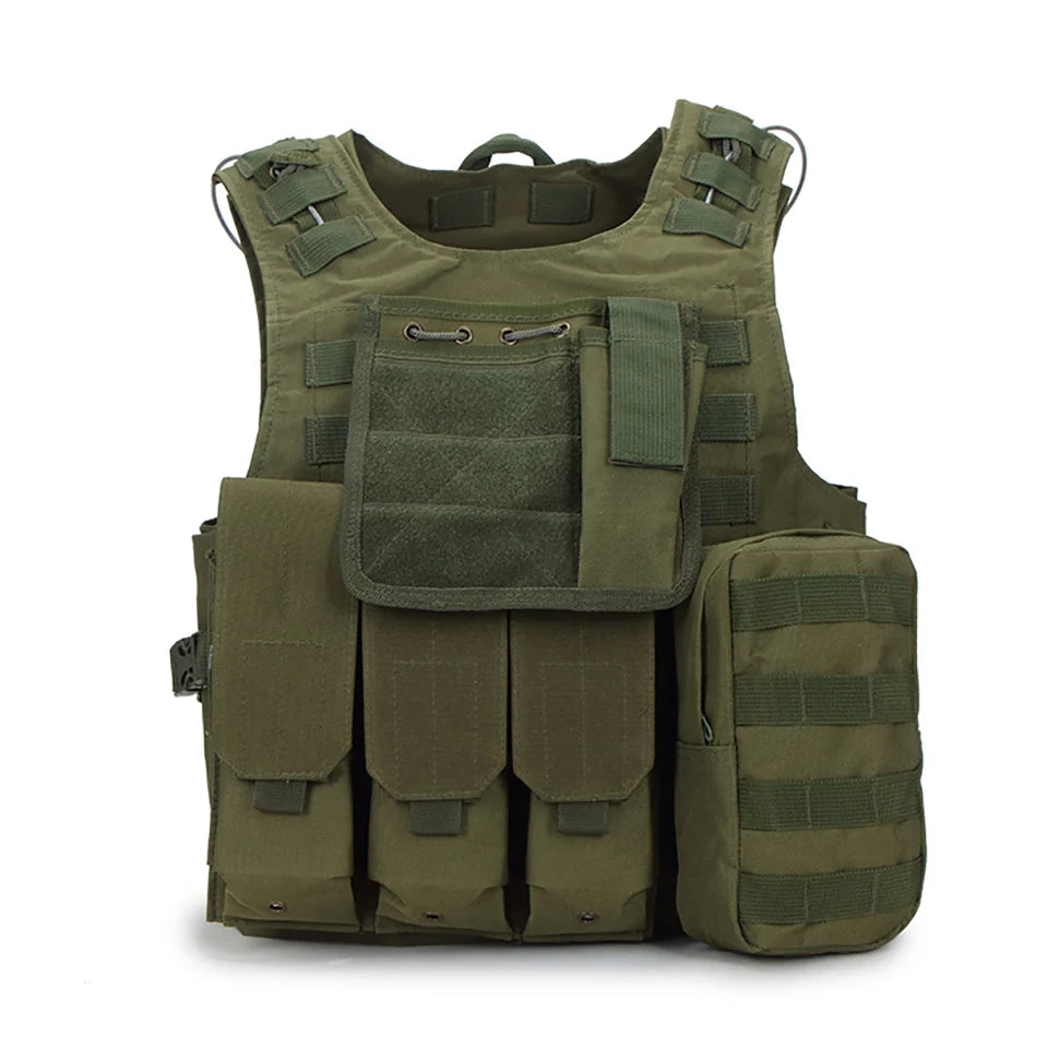 FX Camouflage Hunting Military Tactical Vest, Wargame Body Molle Armor, CS SWAT Team, Outdoor Jungle Equipment