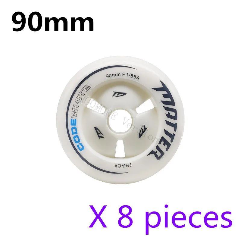 MATTER Gi3 inline speed skates tyre G13 speed skating wheels 86A 90mm 100mm 110mm Track Road Marathon Race ruedas F1 Speed Wheel