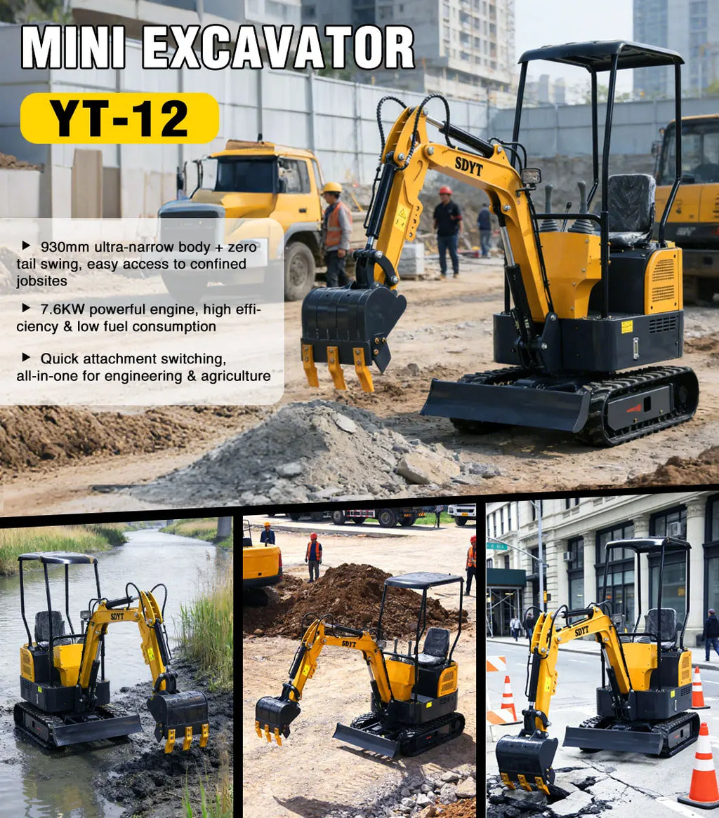 Strong Load Bearing Capacity Hydraulic Crawler Mini Excavator Durable And Reliable Mini Excavator With Customized Cab
