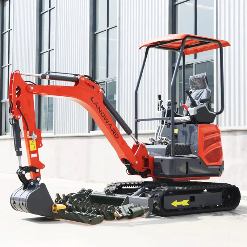 Made in China 1800 KG Tailless Excavator EPA Euro 5 Mini Bagger 2.5 Ton Small Hydraulic Digger Various Accessories Customized