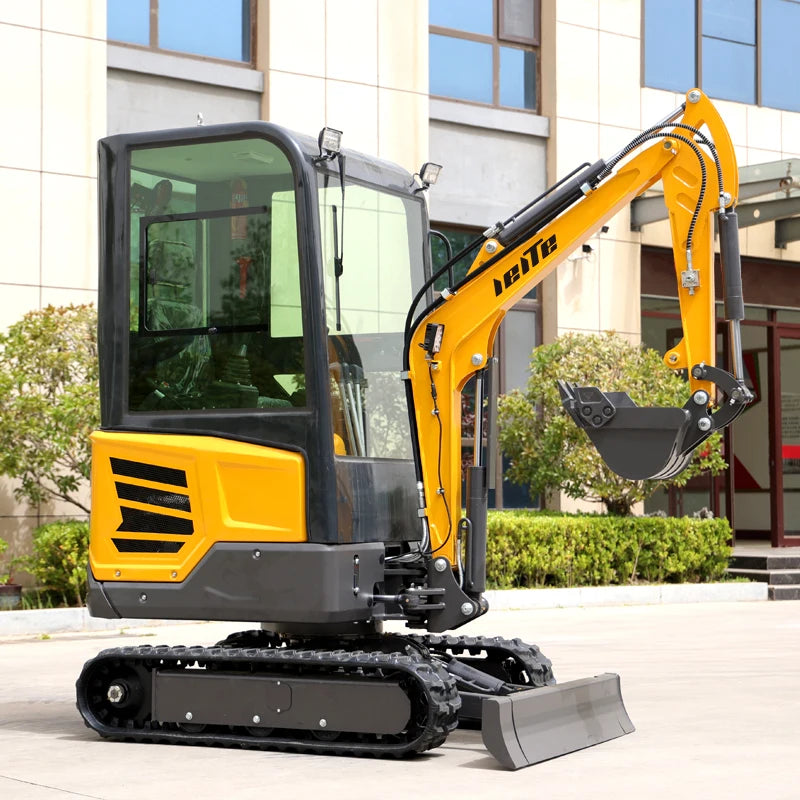 Fast Delivery Mini Excavators 1.8 Ton Small Excavators Euro 5/EPA Customizable Home Farm 1800 Small Bagger Sale Mini Digger