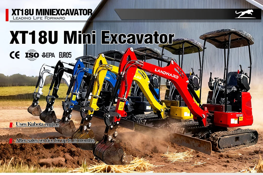 Landward Factory 3 Ton Mini Excavator Customize Small minibagger Wholesale excavators Hydraulic 2.5 ton Mini Excavators Machine