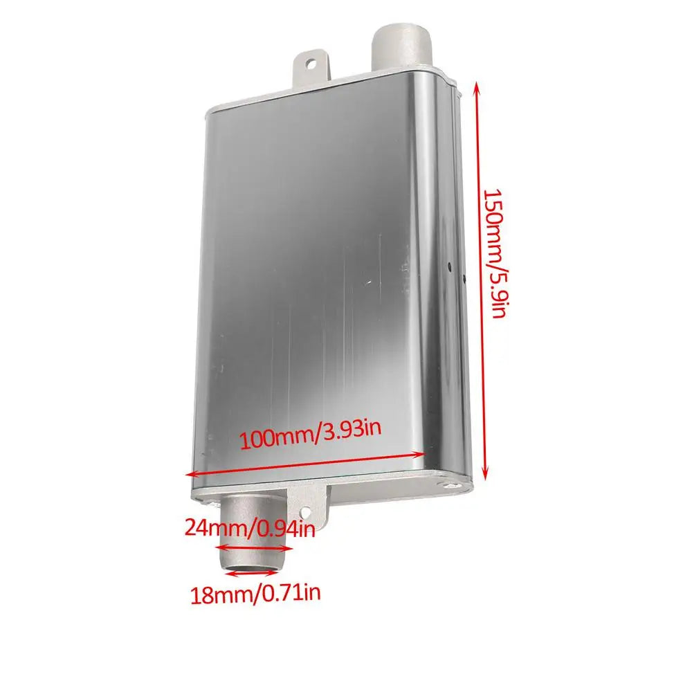 Car Parking Heater Generator Muffler 24mm Aluminum Alloy Exhaust Muffler Heater Exhaust Muffler Silencer Pipe