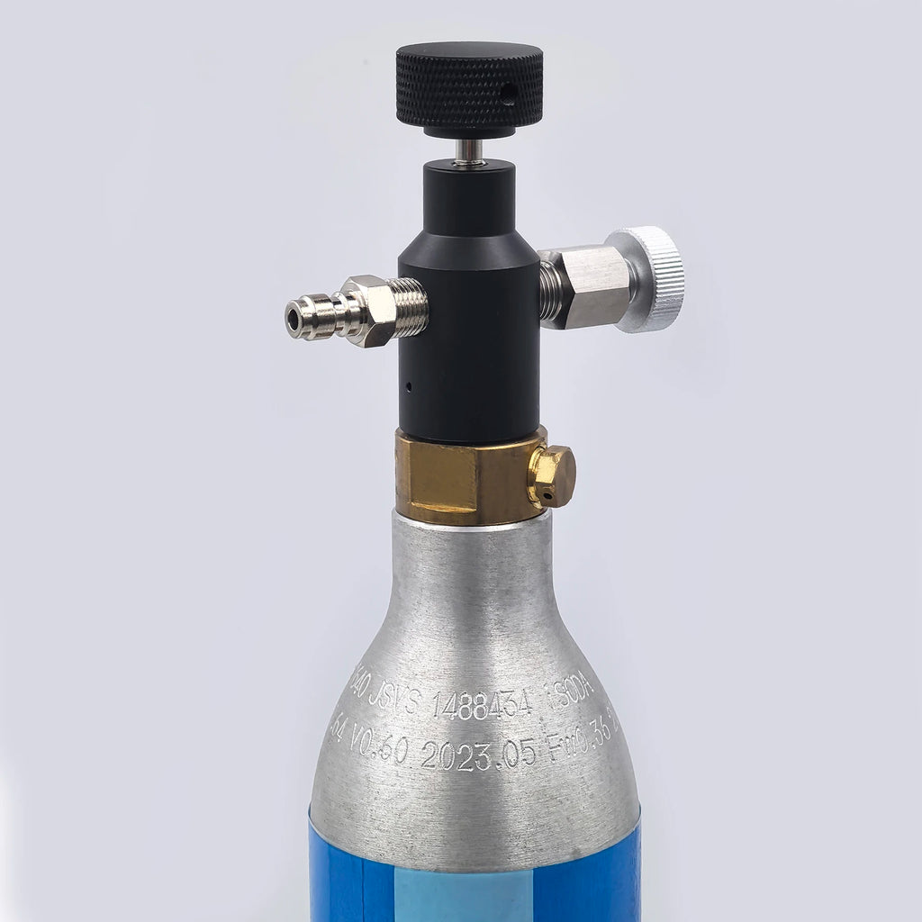 Sparking Water Maker Cylinder CO2 Filling Station, Carbon Dioxide Tank Refill Adapter Connector W21.8-14 or G3/4 or CGA320