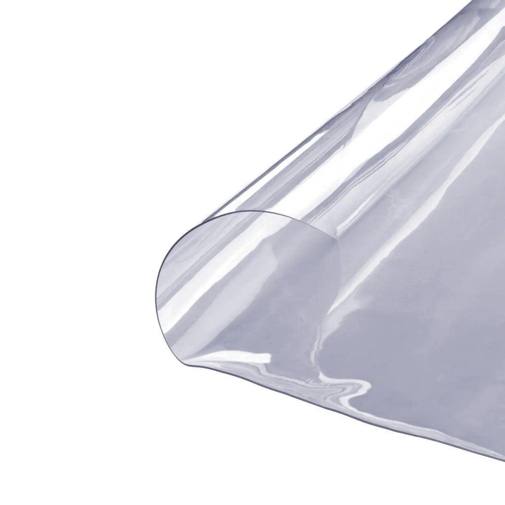 48 Inch/1230 mm Clear PVC Plastic Table Cover Protector 1.5 mm Thick Waterproof Desktop Protective Furniture Cover