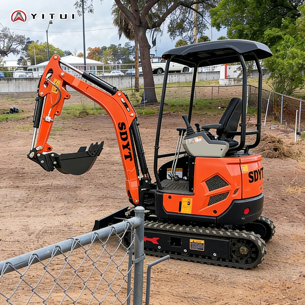 2026 Customized Compact Mini Excavator 1.8 Ton Micro Digger With Tracked Chassis - Ideal For Indoor/Outdoor Digging Planting