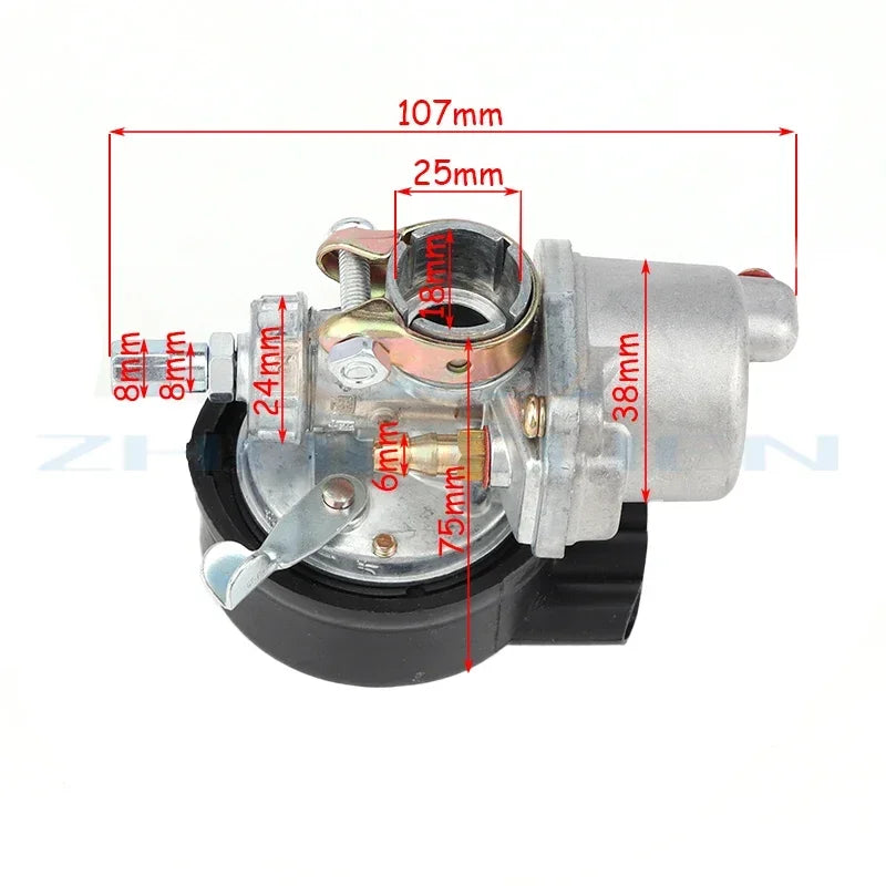 Carburetor For 49cc 60cc 66cc 80cc 2 Stroke Engine Motor Motorized Bicycle Bike