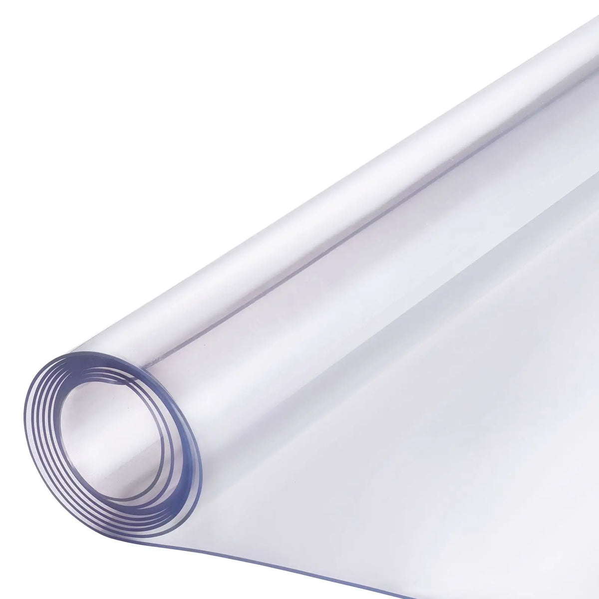 1.5 mm Thick Clear Plastic Table Cover 24 X 96 Inch Rectangular PVC Desk Mat Easy Cleaning Waterproof Furniture Protector for