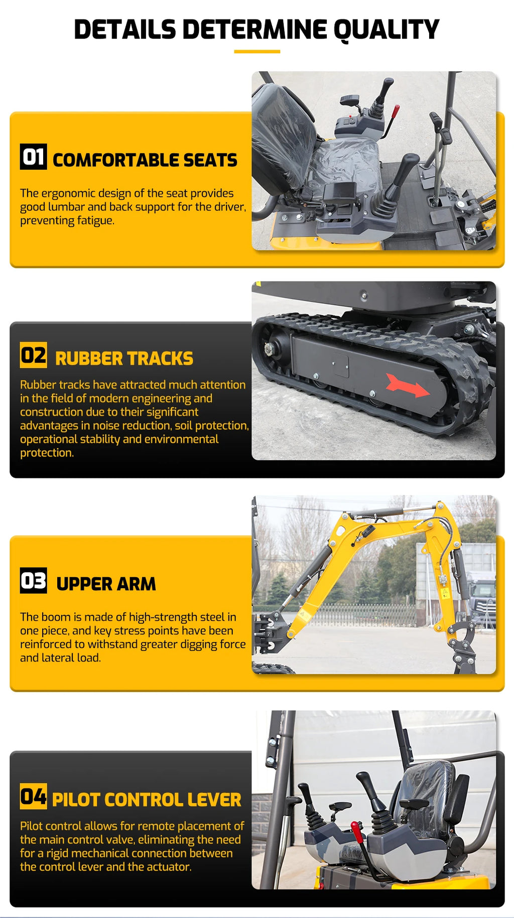 Customized 1.6 Ton Mini Excavators Multifunctional High Quality Crawler Excavator Fast Delivery Mini Bagger Factory Deal Digger