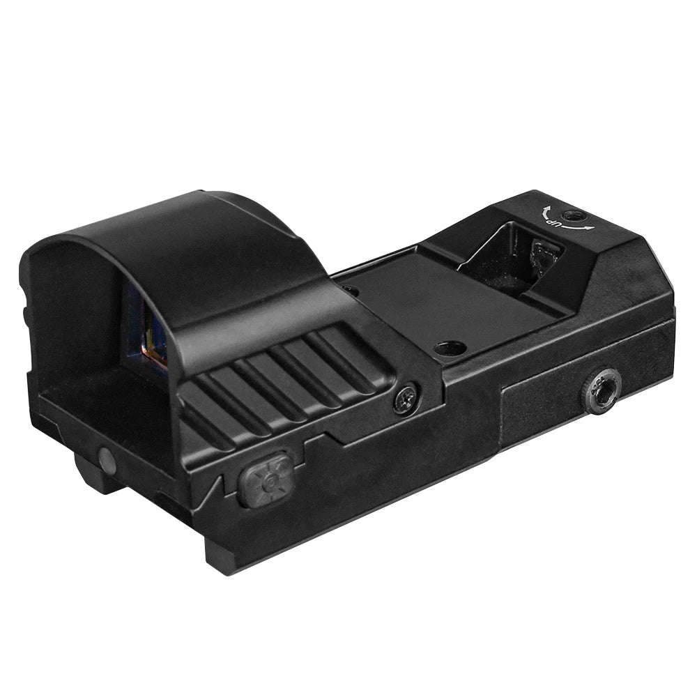 SPINA Optics Tactical 1x25 Collimator Red Dot Sight Rifle Reflex Optics for Hunting 20mm picatinny Connected Mount