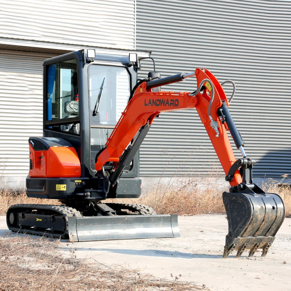 Landward Factory 3 Ton Mini Excavator Customize Small minibagger Wholesale excavators Hydraulic 2.5 ton Mini Excavators Machine