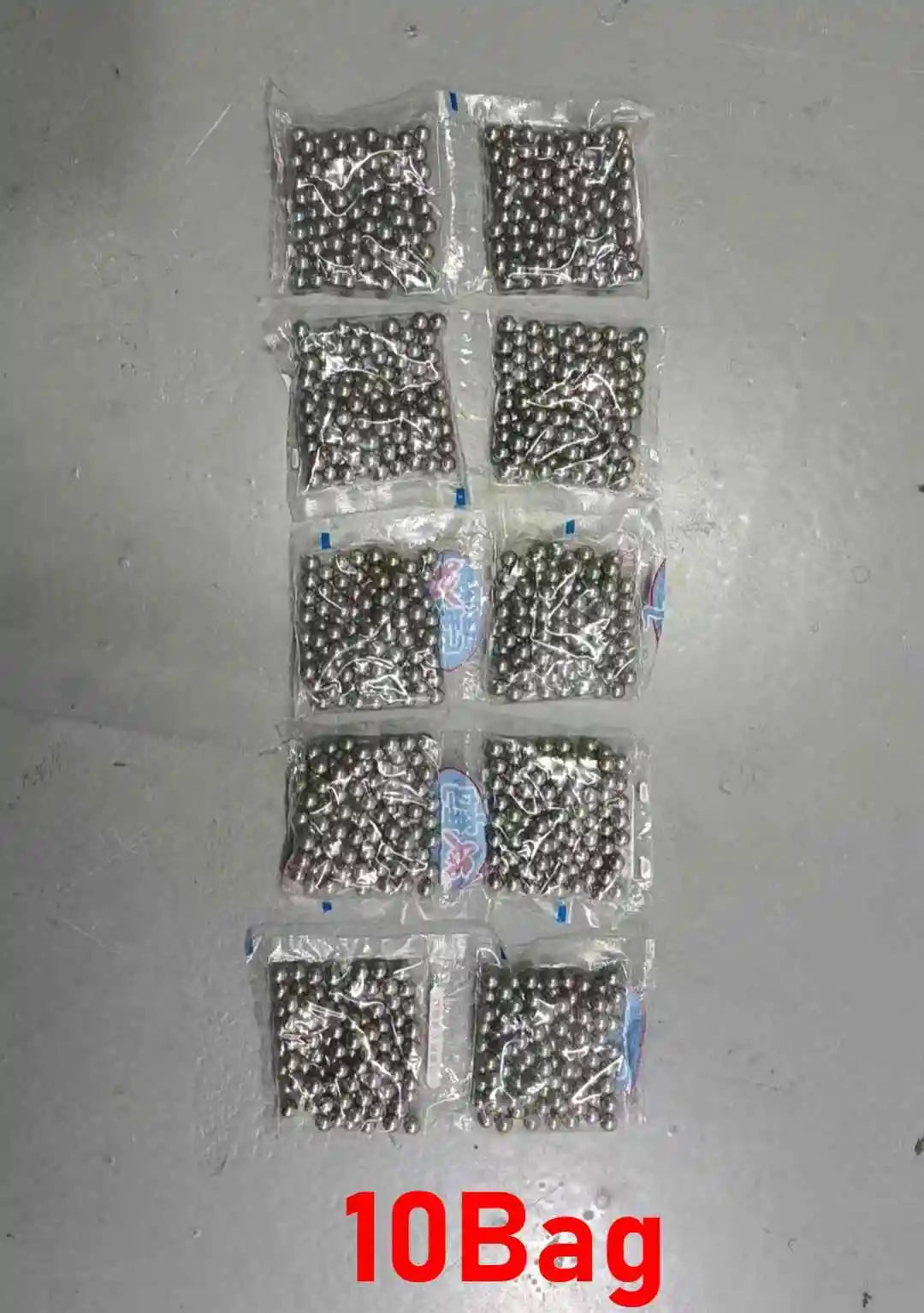 100pcs 6mm High Carbon Steel Ball Bullets Are Powerful and Suitable for Outdoor Shooting Bullets of G17 Alloy Toy Guns.