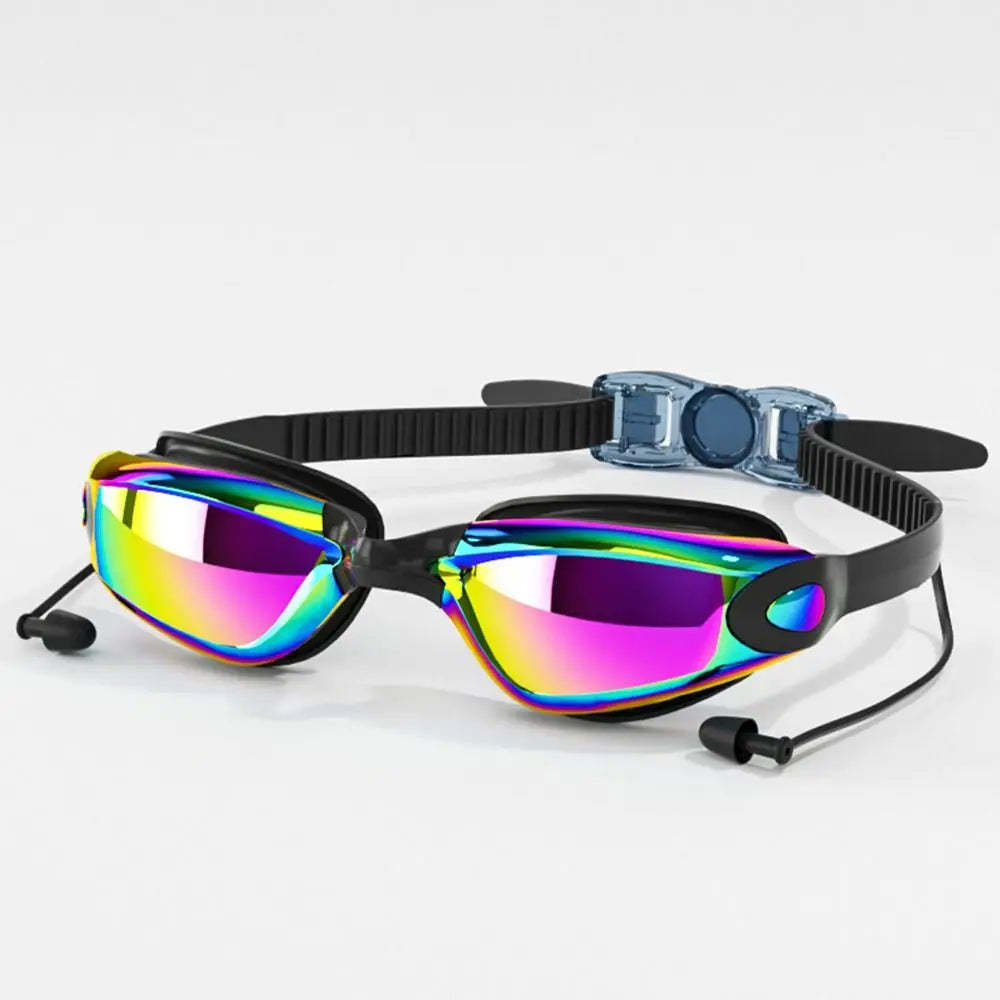 Swimming Goggles Creative HD Summer Waterproof Anti Fog Diving Swim Glasses Silicone Adjustable Swim Eyewear Men Women