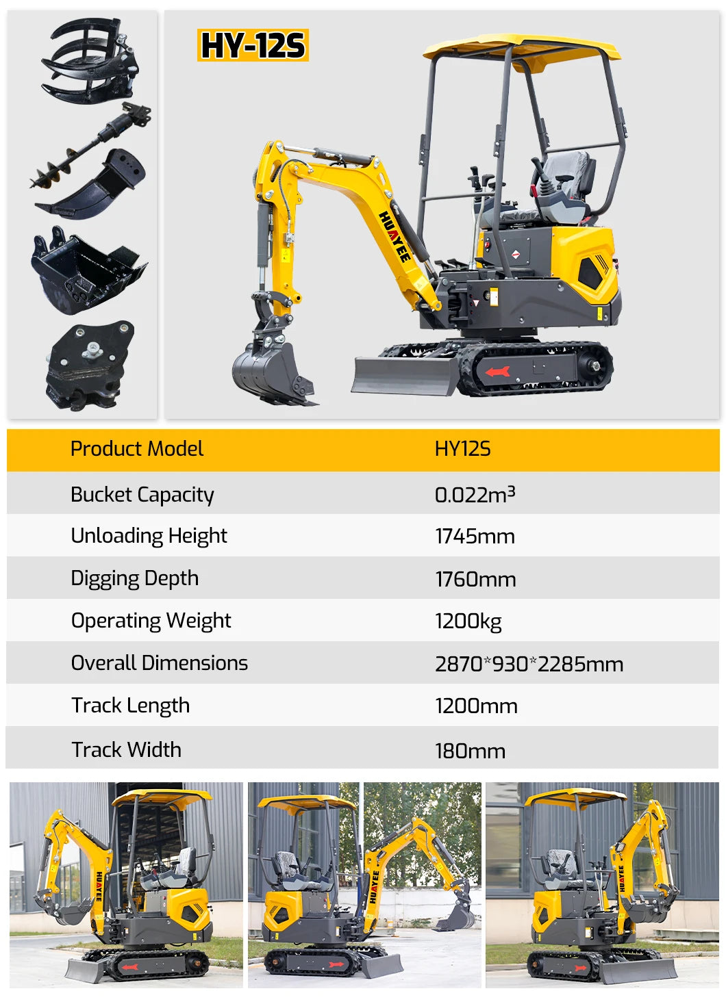 Customized 1.6 Ton Mini Excavators Multifunctional High Quality Crawler Excavator Fast Delivery Mini Bagger Factory Deal Digger