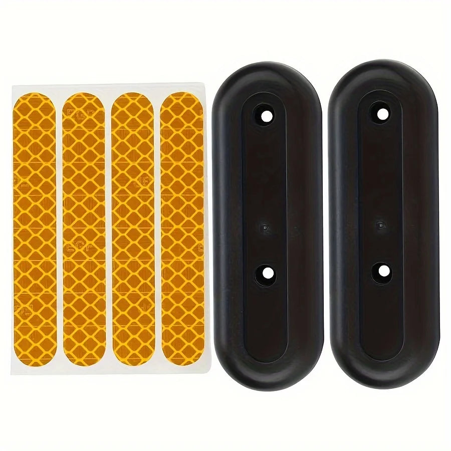 1 set of electric scooter wheel hub cover protective shell and reflective stickers for Ninebot MAX G30 electric scooter