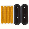 1 set of electric scooter wheel hub cover protective shell and reflective stickers for Ninebot MAX G30 electric scooter