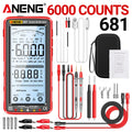 ANENG 681 Smart Digital Multimeter Rechargable AC/DC Voltage Non-contact Voltage Tester Meter LCD Screen Current Tester Tools