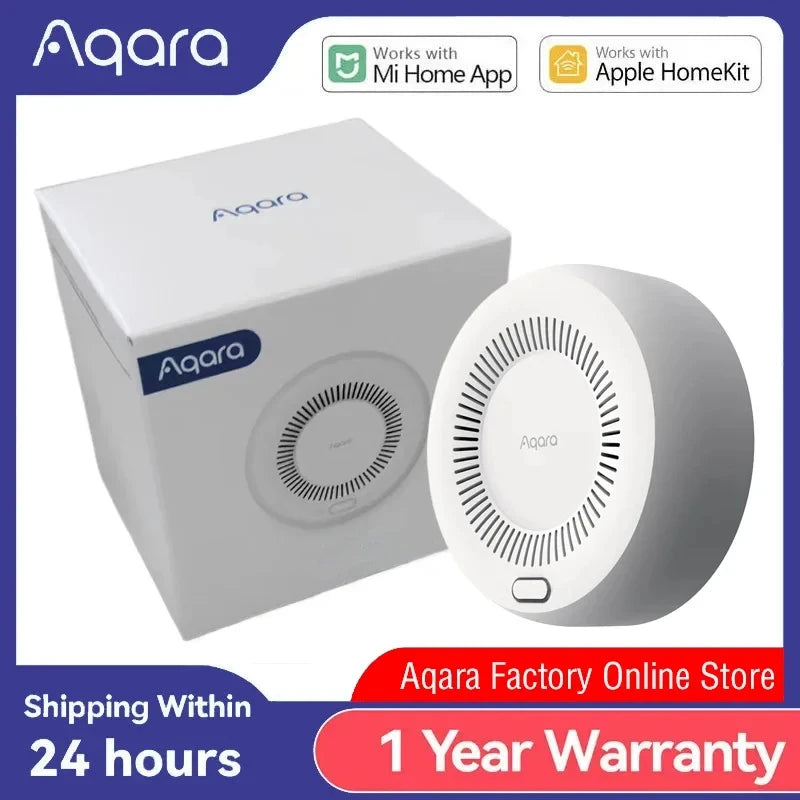 Aqara Smart Natural Gas Smoke Detector ZigBee Gas Leak Alarm Intelligent Linkage Smart Home Security For Mi Home Homekit APP