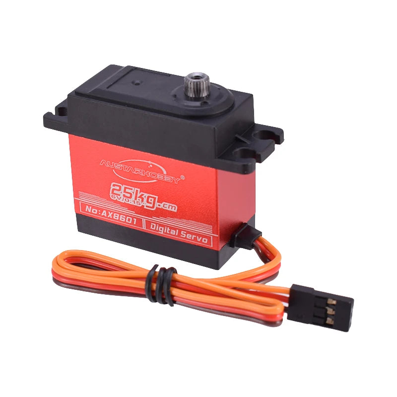 AUSTARHOBBY Digital Servo AX8601 4.8-6.0V 25KG Waterproof High Torque Metal Gear for Traxxas HSP RC Car Boat Robot Airplane