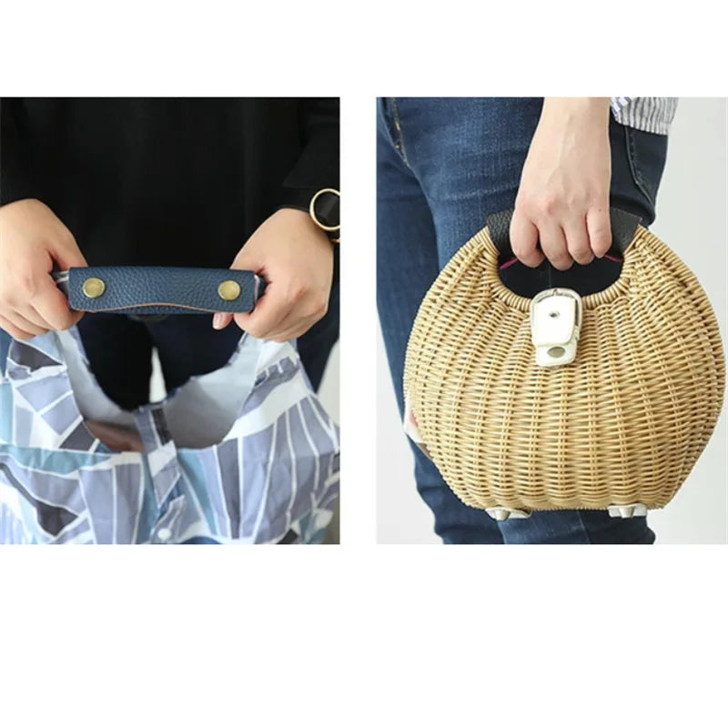 Luggage handle protection leather case Anti-slip shoulder strap leather pad Travel bag trolley leather case bag strap cover