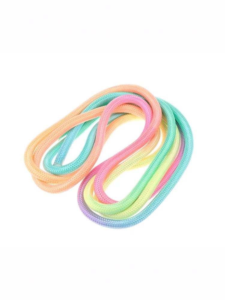 Gymnastics Arts Rope Jumping Rope Fitness Rainbow Color Sports Training Rope Rhythmic Gymnastics Rope Sport Tool