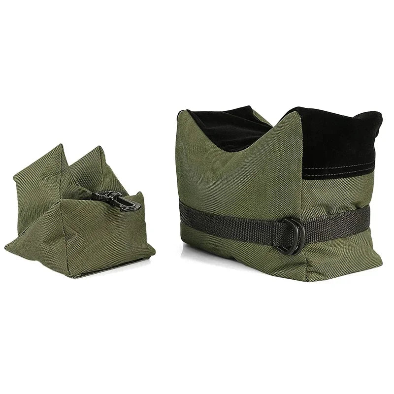 Portable Shooting Front and Rear Bench Rest Bag, Rifle Target Stand for Hunting Gun Support, Sandbag Stand Holders