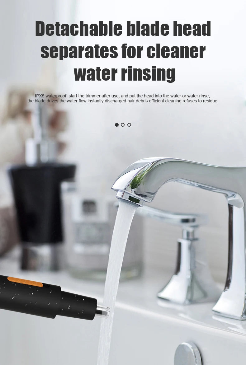 Electric Nose Hair Trimmer Usb Charging New High Quality Electric Portable Men and Women Mini Nose Hair Trimmer