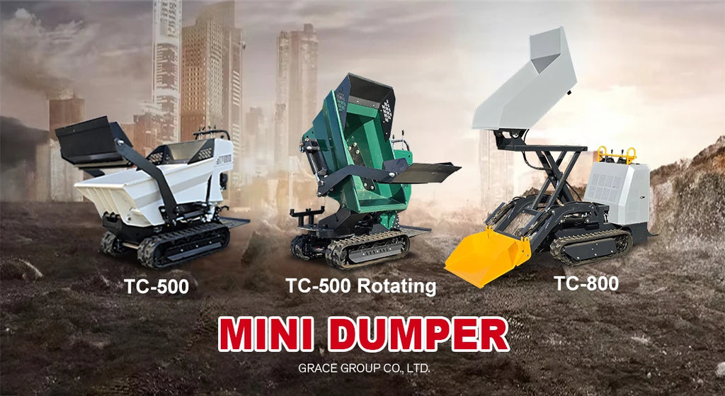 Hydraulic Crawler Dumper Industrial Mini Dumper Crawler Carrier Small Track Dumper for Building Engineering