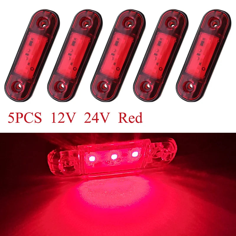 12V 24V Truck Accesorios Trailer Car External Lights Warning Tail Light Signal Brake Lamps for Truck Trailer Lorry Bus