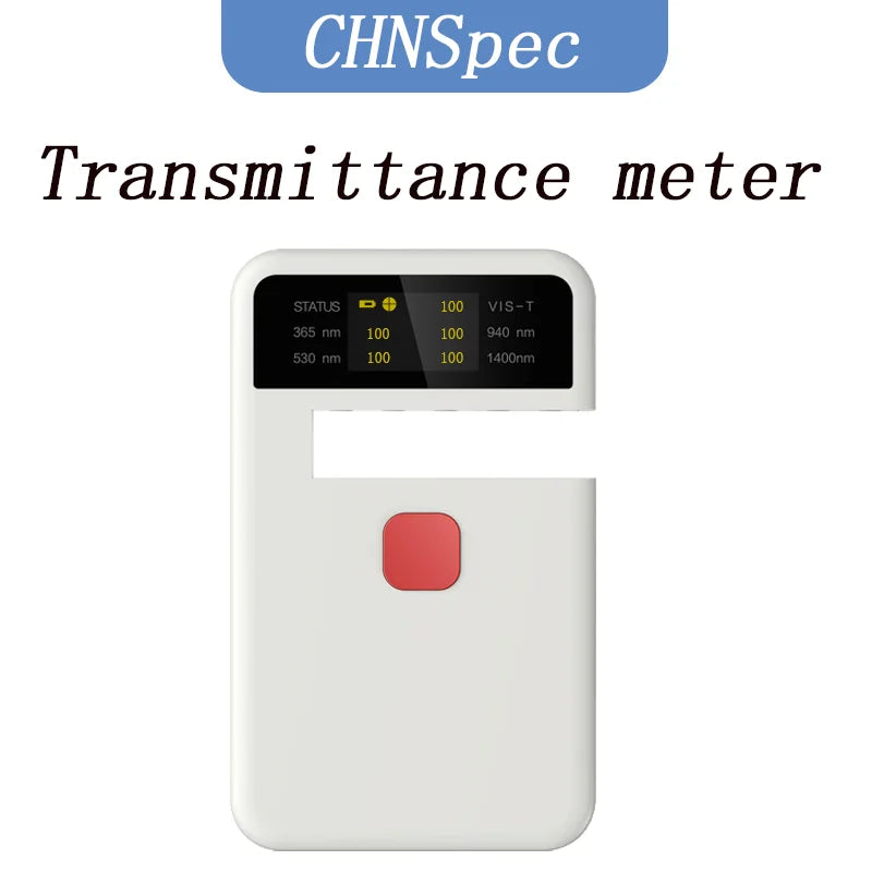 Portable Transmittance Tester CT-25, UV, VL, IR Transmittance Meter, 365nm/530nm/1400nm, Suitable for Solar Film, Optical Glass,