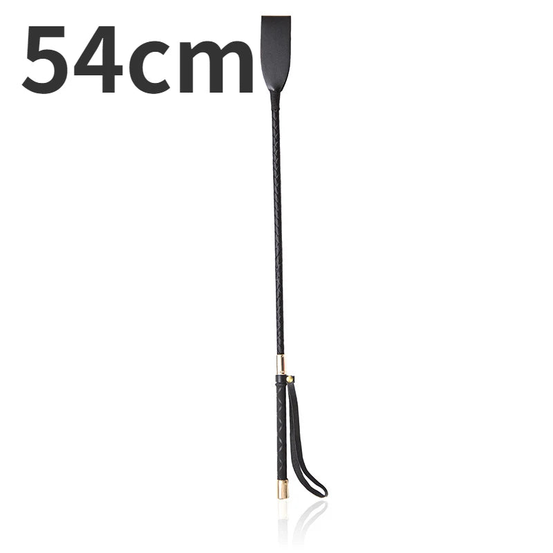 Riding Crop Durable Equestrian Training PU Leather Outdoor Portable Pointer Lightweight Non Slip With Handle Horse Whip Racing