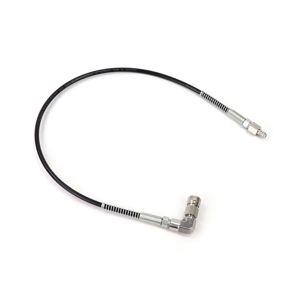 New High Pressure Whip Hose Charging Hose With 90-degree Adapter Remote Fill Extension