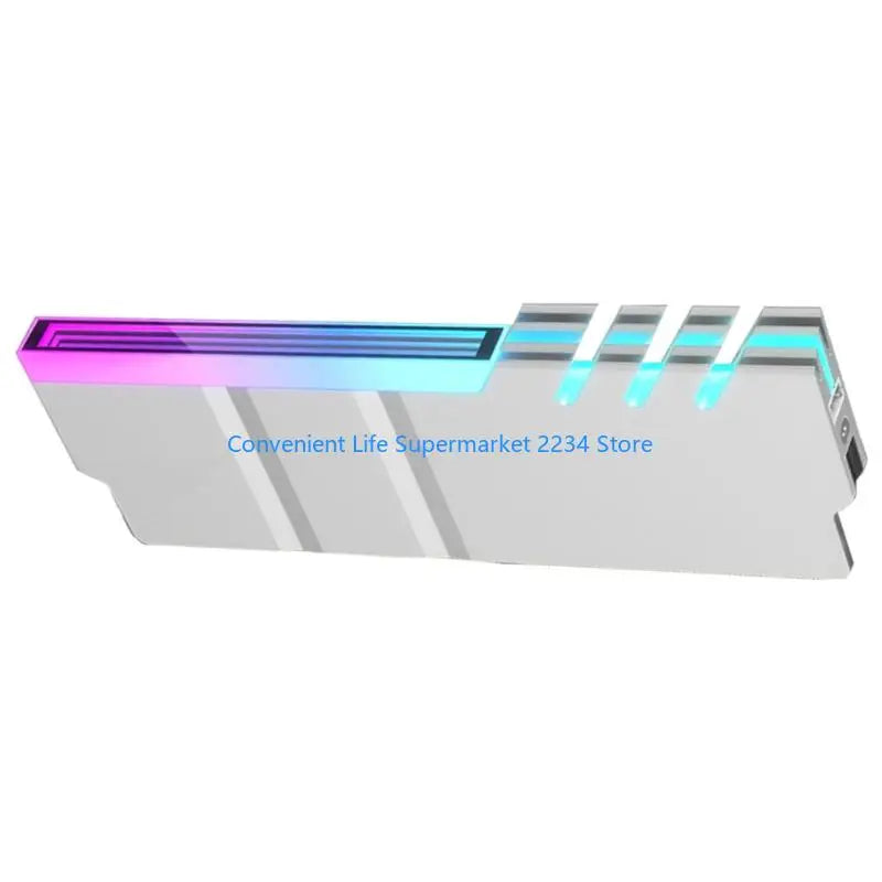 Enhances Heat Dissipation Memory Coolers Aluminum Alloy Compatible DDR4 DDR5 5V ARGB Lighting Toolless Design Low Noise