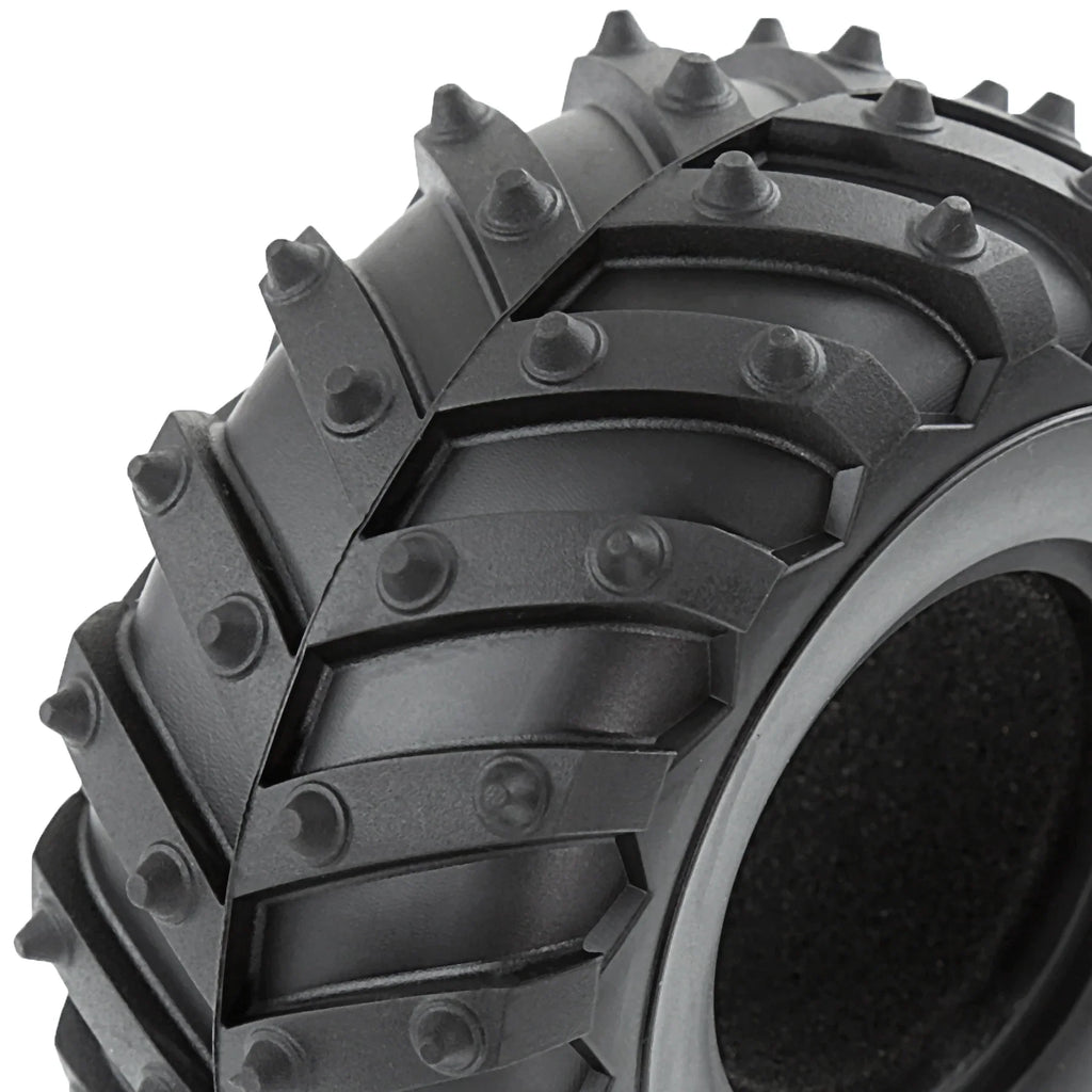 2.2 Inch High Grip Tires for 1/10 RC Crawler, 128mm Rubber Wheels for Axial SCX10 TRX4, Upgrade Climbing Performance
