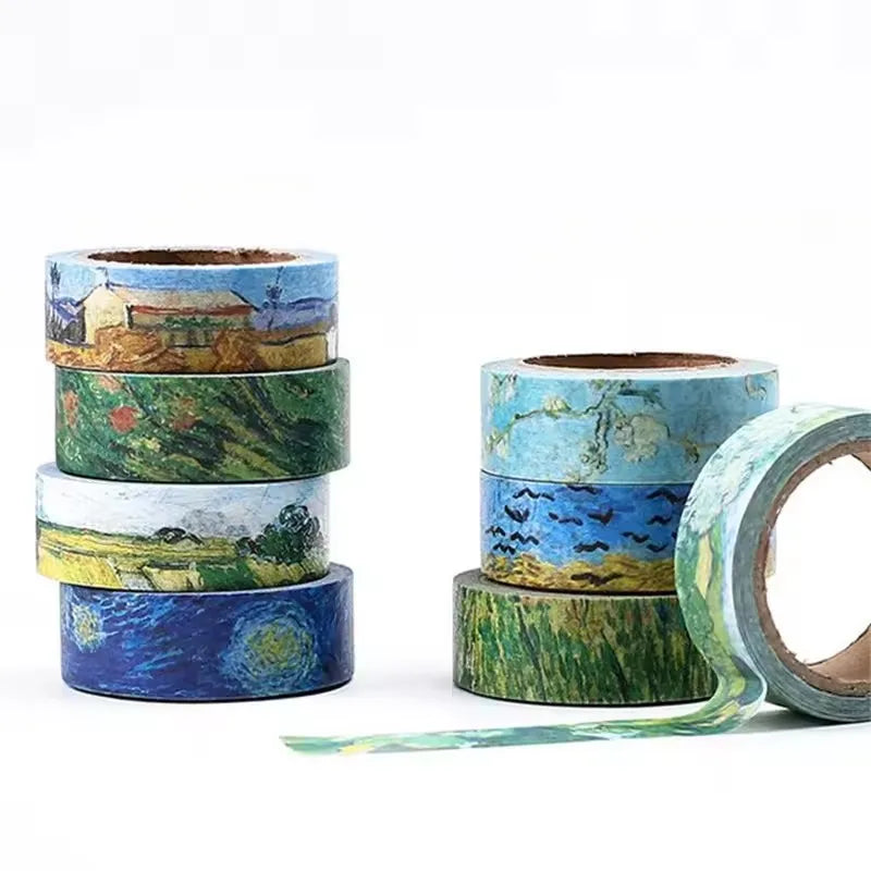 1 Roll Color Series Decorative Tape Journal Collage Scrapbook Collage Diy Decorative Small Item Tape