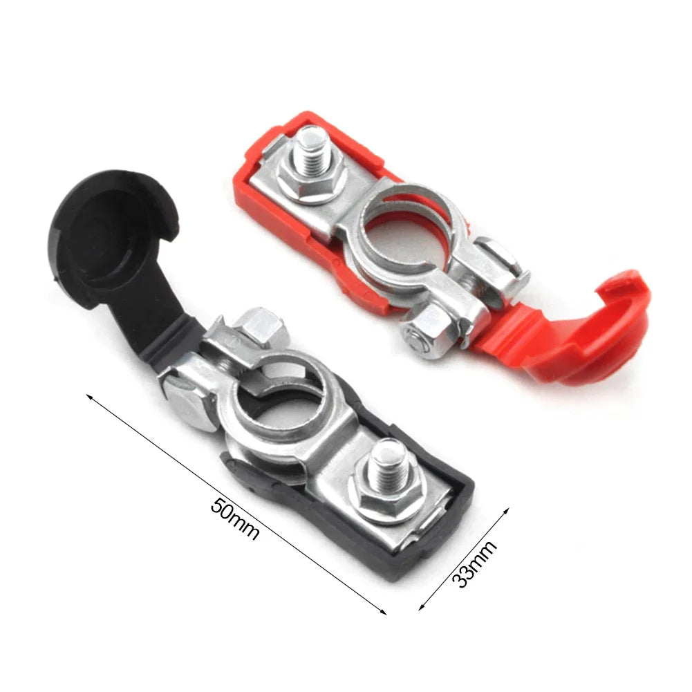 2PCS Car Auto Quick Release Battery Terminal Connector Clamps Iron Clamps  Caravan Truck Clips For Car
