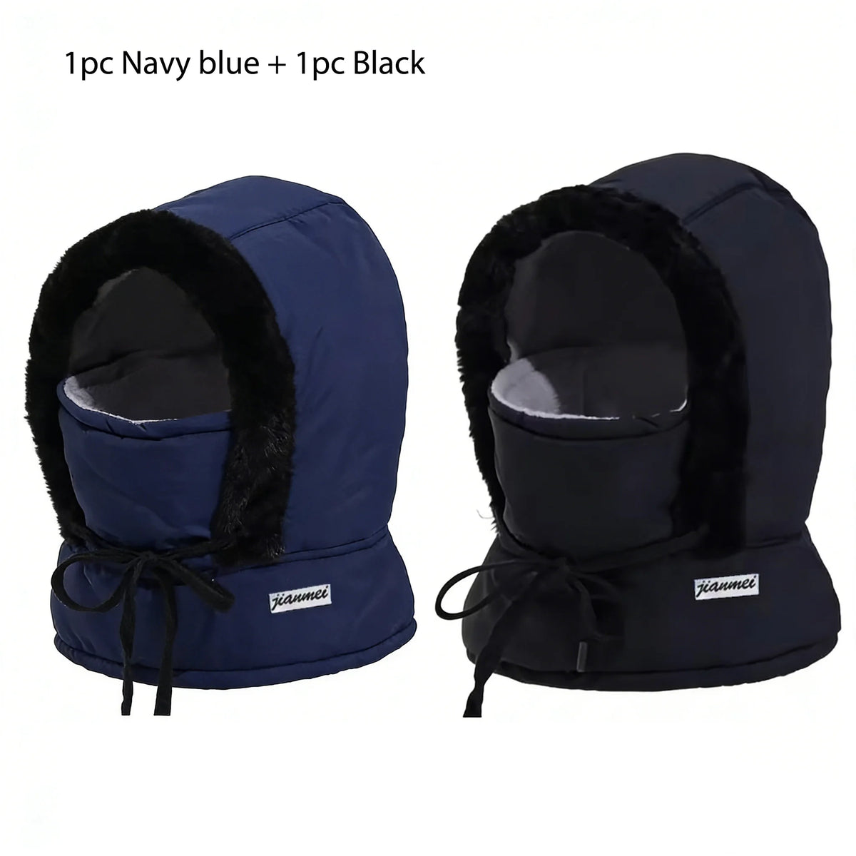 Winter Down Hat With Hood Unisex Thickened Warm Windproof And Waterproof Cap For Men Women Outdoor Skiing Hiking