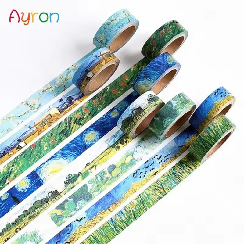 1 Roll Color Series Decorative Tape Journal Collage Scrapbook Collage Diy Decorative Small Item Tape