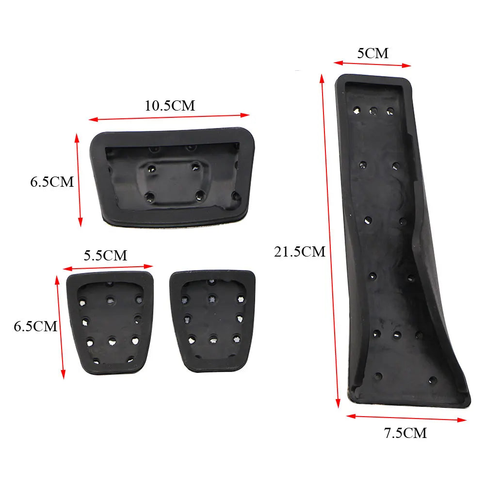 Car Pedals for Kia Carnival KA4 2020 - 2025 Accelerator Gas Fuel Brake Clutch Pedal Cover Pad Protector Interior Accessories