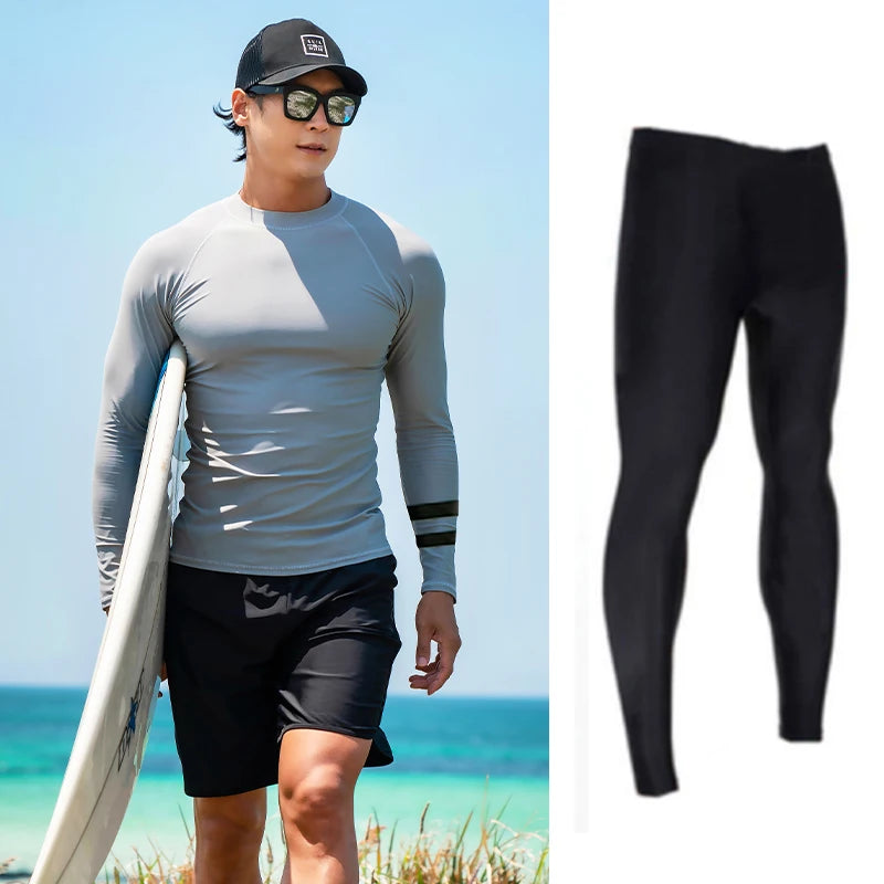 SAILBEE Men UV Protect Swimwear Long Sleeve Swimsuit Mens Rashguard Surfing Rash Guard Surf Shirt For Swimming Sail Drop Ship
