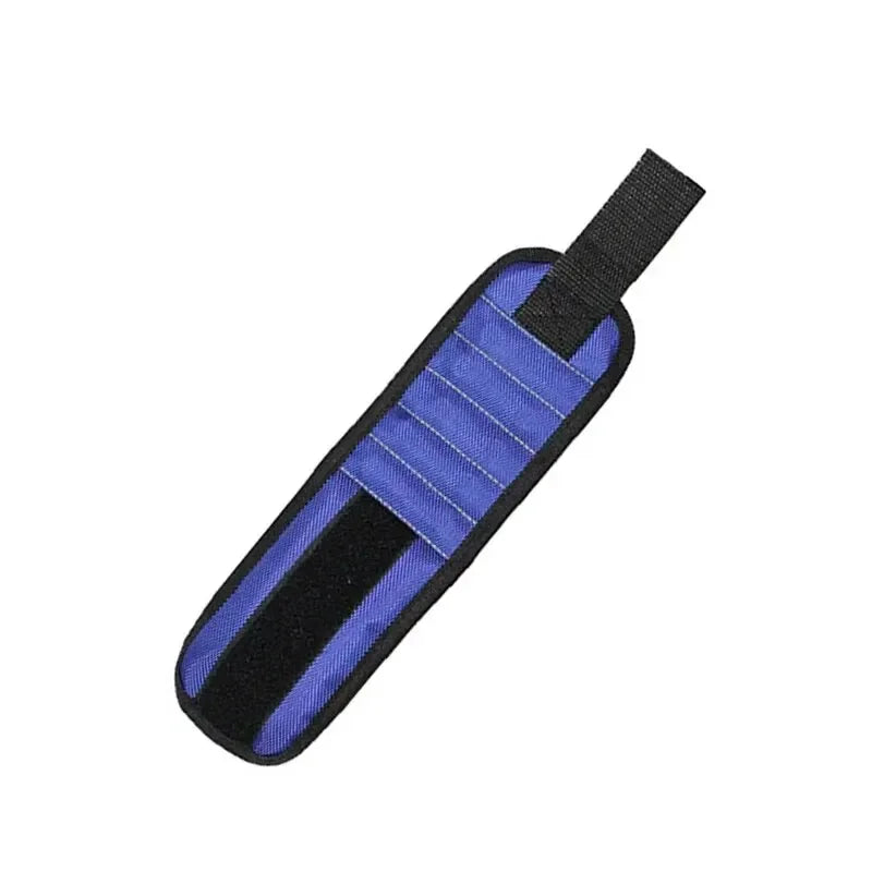 Five Rows of Ten Magnets Magnetic Wristband for Holding Screws,Nails,Drilling Bits,Wrist Tool Holder Belts with Strong Magnets