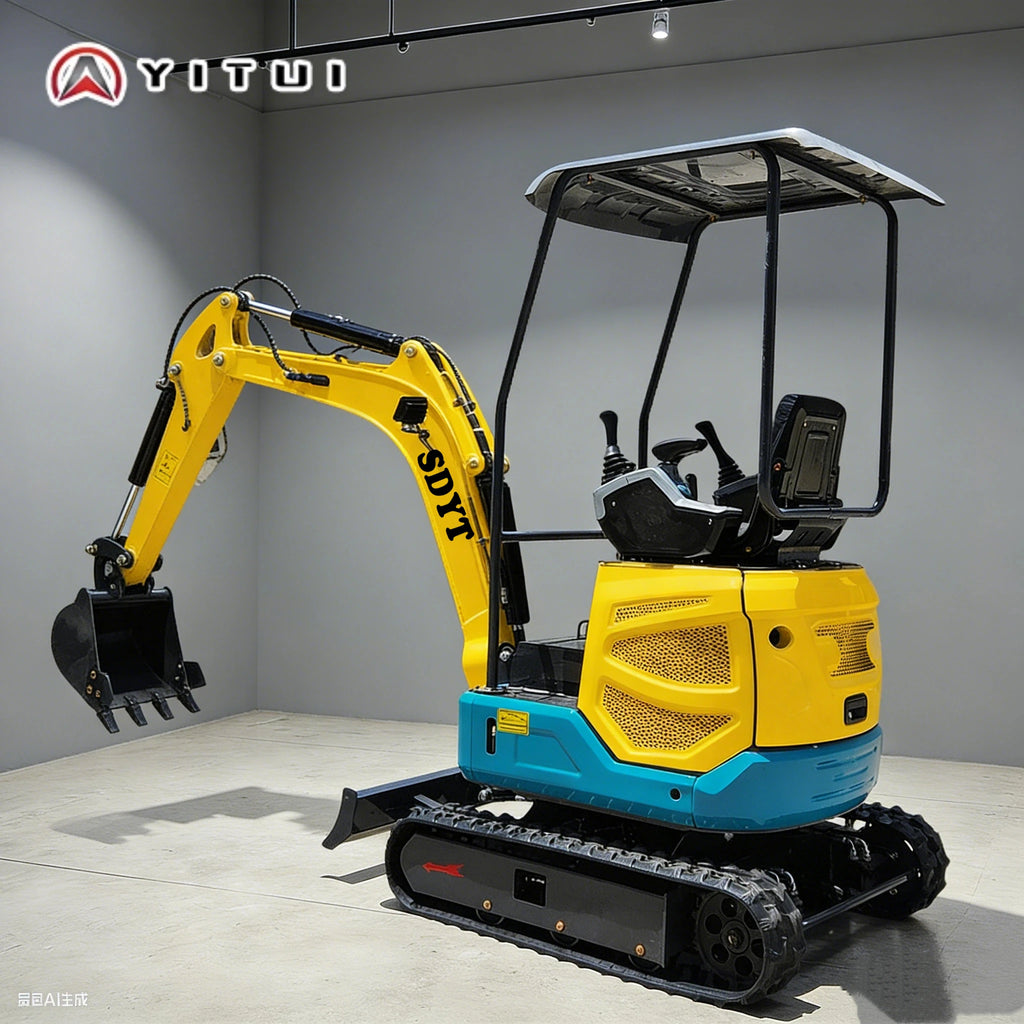 Multifunction 1.2 Tons Powerful Engine Customized Multifunction Can Use A Variety Of Accessories Mini Excavator Home Version