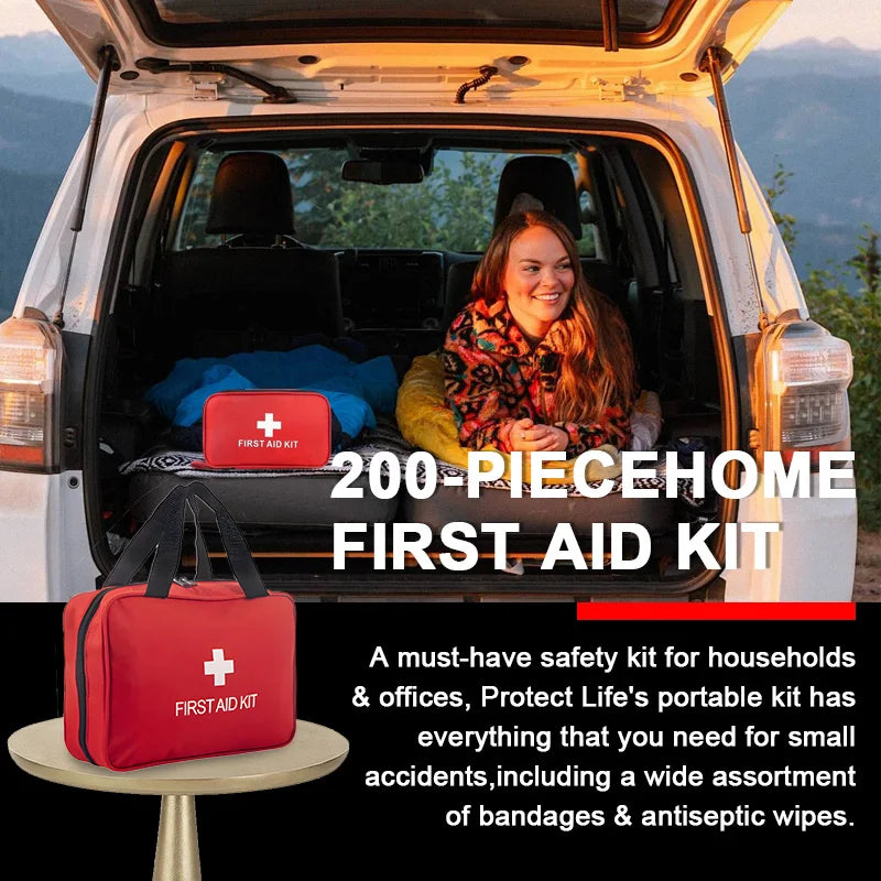First Aid Kit，First Aid Supplies for Emergencies and Survival Situations | Ideal for Cars, Trucks