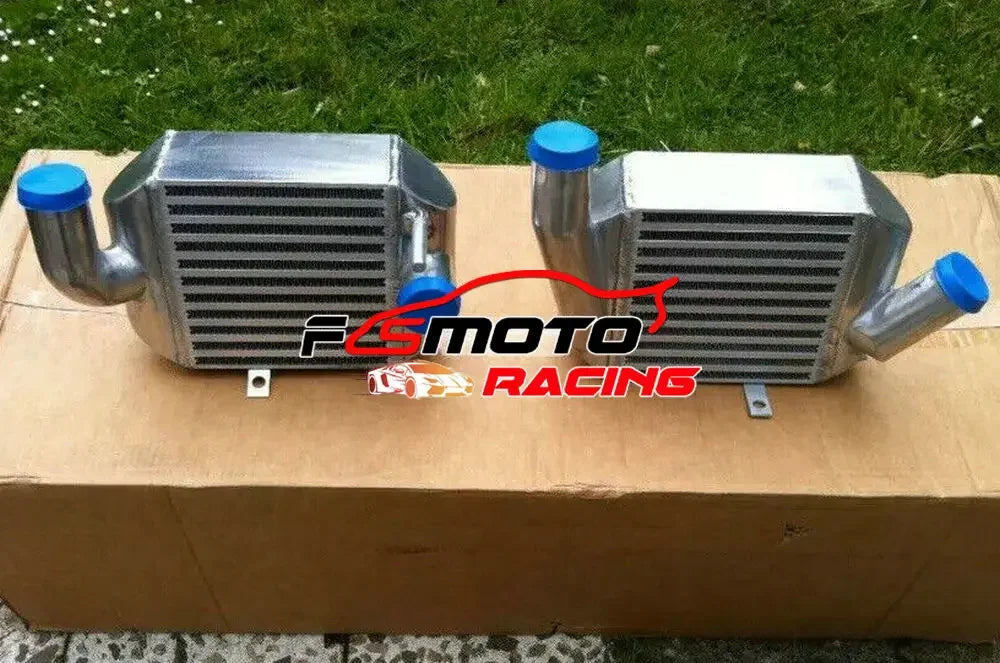 A Pair Front Side Mount Aluminum Intercooler For Audi S4 B5 S4 RS4 Avant A6 C5 Bi-Turbo 2.7L Allroad Quattro 1997-2005 BiTurbo