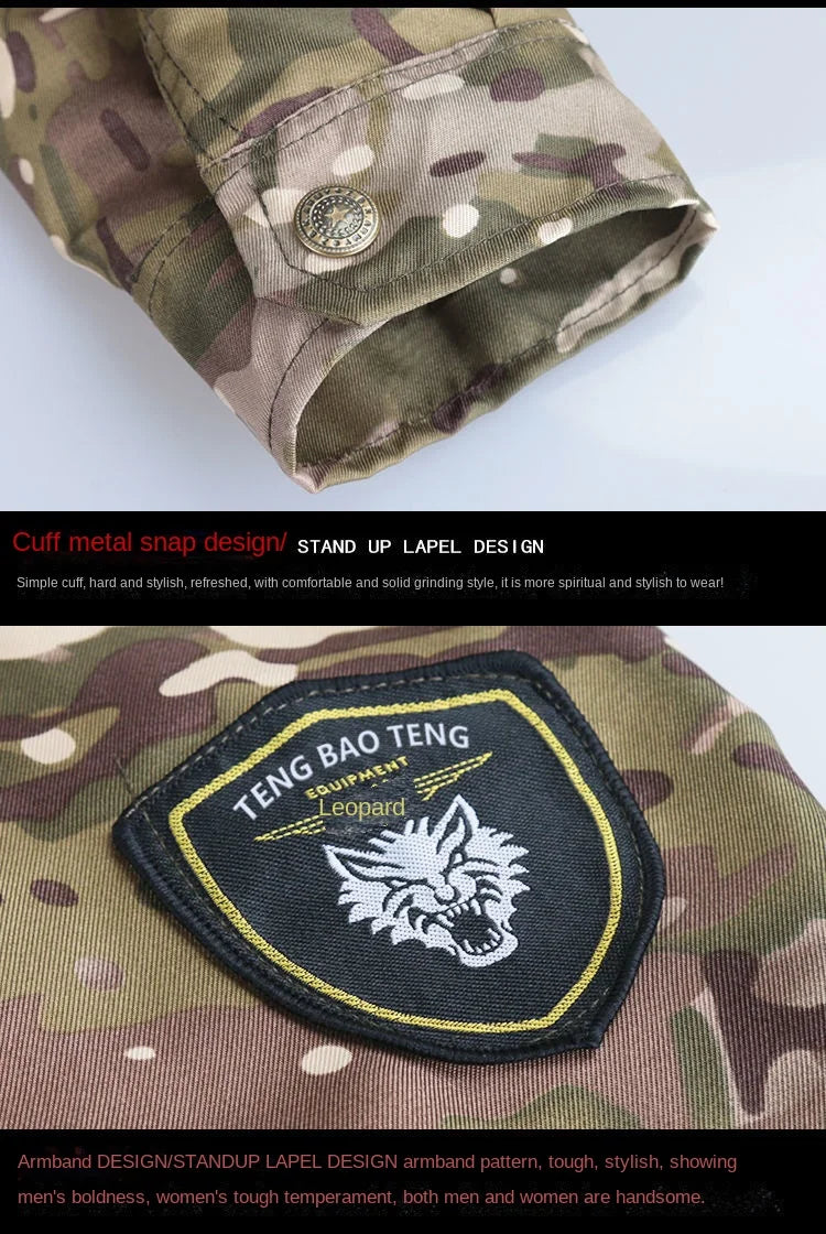 New Product Ruins Camouflage Overalls Suit Male Spring And Autumn Wear-resistant Dirt-resistant Tear-resistant Construction Site